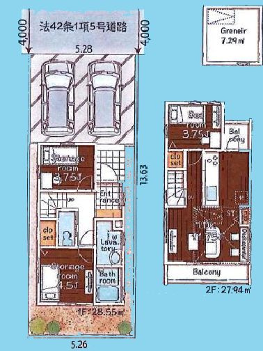 【間取り】 | 西東京市新町2丁目　新築戸建　全1棟