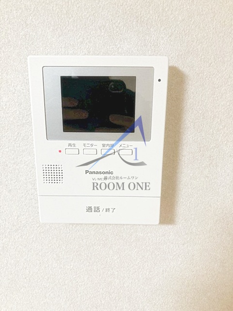チュリス氷川坂のセキュリティ|モニター付インターホンです。