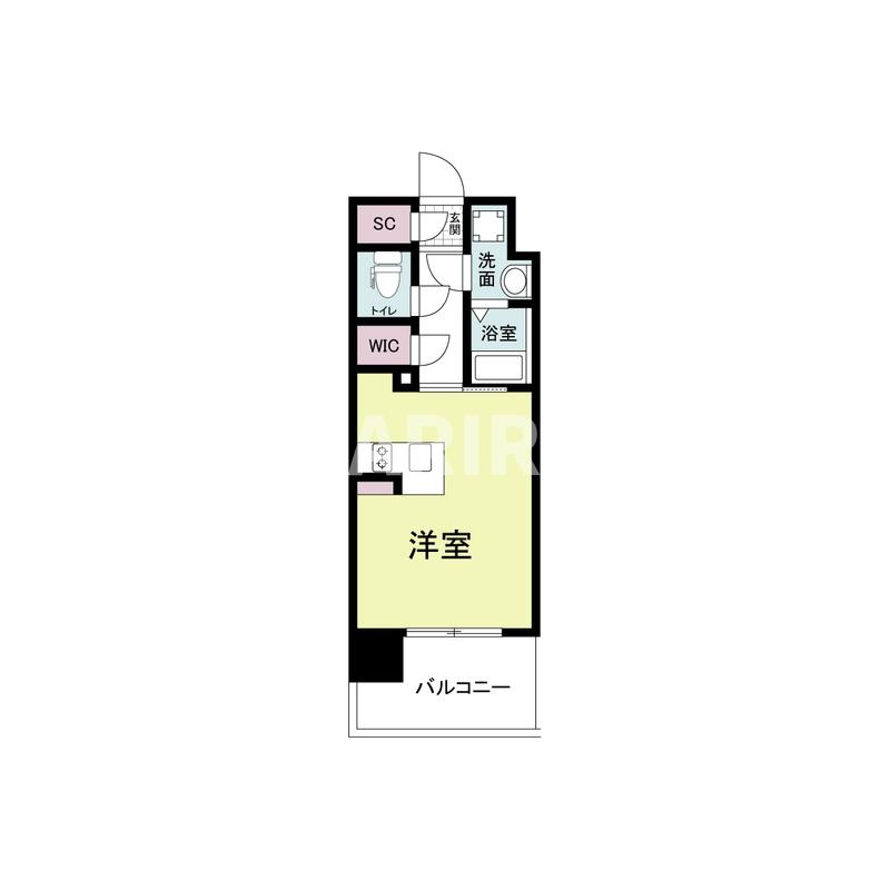 レジュールアッシュ桜宮リバーコートの間取り