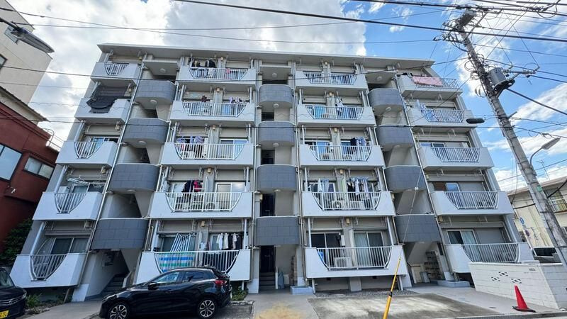 桜台マイコーポのエントランス