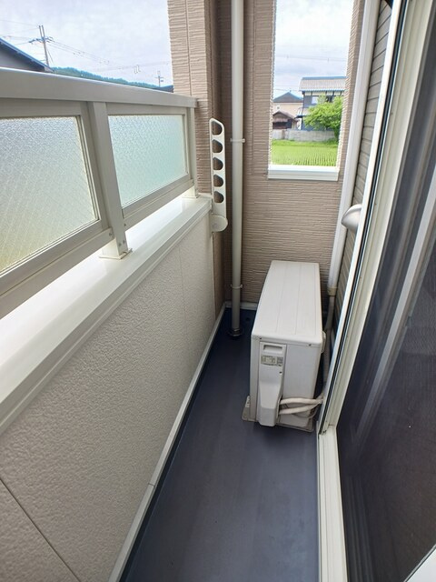 プラシード野中　Ｂのバルコニー