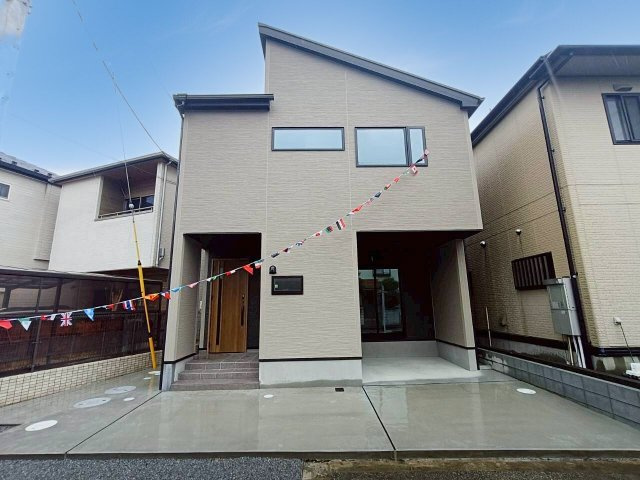 八潮市　上馬場　新築戸建　全1棟の外観|外観です