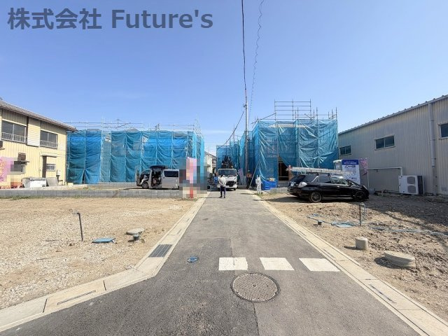 三郷市早稲田8丁目　新築戸建　全7棟　1号棟の前面道路含む現地写真|中央開発道路の写真です。