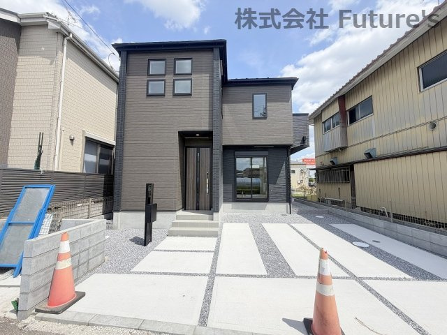 三郷市早稲田8丁目　新築戸建　全7棟　1号棟の外観|JR武蔵野線「三郷」駅徒歩22分！新築分譲住宅です