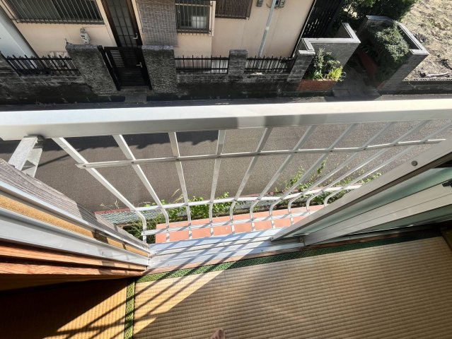 石崎コーポのバルコニー