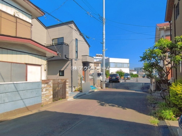 所沢市若狭4丁目・全1棟　新築一戸建　の前面道路含む現地写真|2026年8月25日撮影