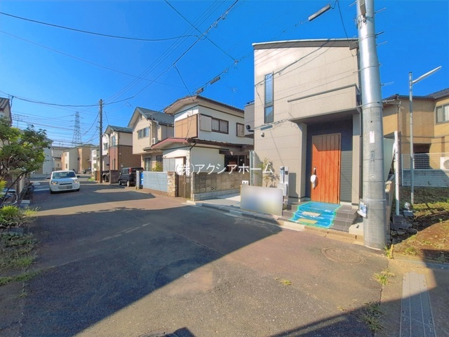 所沢市若狭4丁目・全1棟　新築一戸建　の前面道路含む現地写真|2026年8月25日撮影