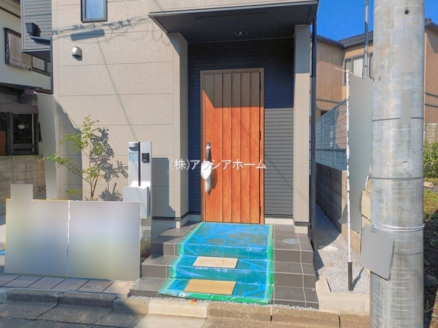 所沢市若狭4丁目・全1棟　新築一戸建　の玄関|2026年8月25日撮影