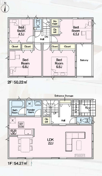 厚木市妻田西第14　新築戸建　全3棟2号棟
