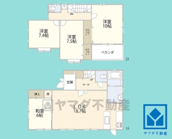 西宮市名塩赤坂の間取り