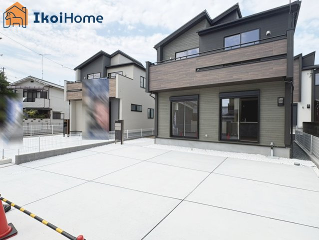 明石市魚住町中尾　全2棟2号棟　新築戸建の駐車場|【ホームページに現地動画掲載中】●年中無休：当日予約可●弊社は契約前に新築戸建の住宅診断が無料です！
