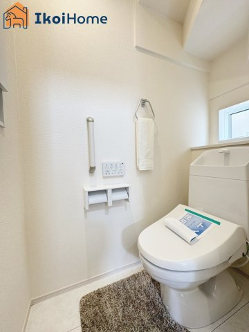 明石市魚住町中尾全3棟　3号棟　　新築戸建　のトイレ|【ホームページに現地動画掲載中】●年中無休：当日予約可●各階ウォシュレット、暖房便座が標準装備！