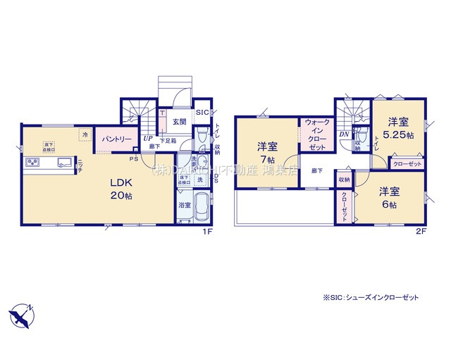 【間取り】 | 北本市東間4期　新築戸建　全5棟　3号棟