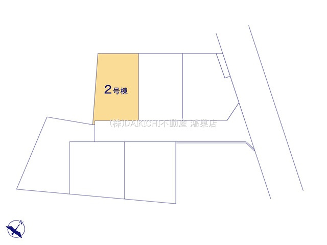 【区画図】 | 北本市東間4期　新築戸建　全5棟　2号棟