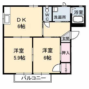 フォーレス西ケ丘の間取り