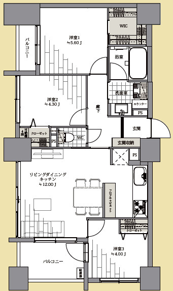 スターヒル文京の間取り