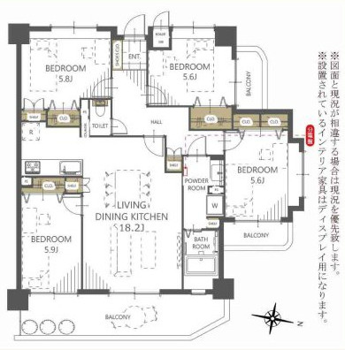 ロフティ天保山公園Ｂ棟の間取り