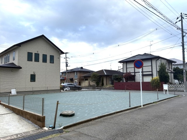 由野台2丁目　建築条件なし売地の外観