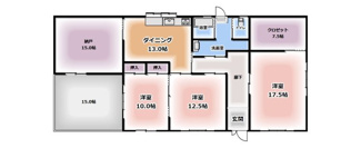 【間取り】 | 雫石町西安庭　中古住宅