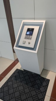 【高層階】高知市八反町2丁目アルファステイツ高知城北　中古マンションの防犯設備|不審者をシャットアウトする安心のTVモニター付オートロック！