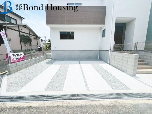 JR西明石駅徒歩圏内　藤江　新築限定1棟の前面道路含む現地写真