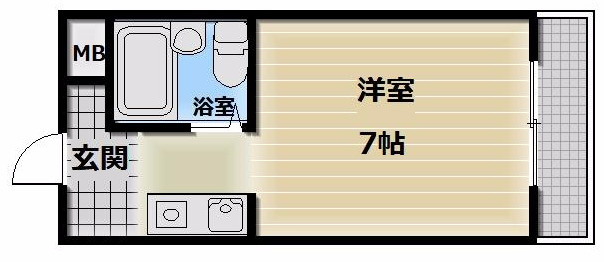 【間取り】 | サンパレス布施 | 使いやすい間取りです