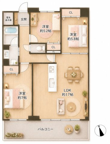 リバティパーク枚方D棟プログレスタワーの間取り|間取り図はいかがですか？ご希望を叶える間取りですか？リビングの広さは？水回りの位置は？カウンターキッチン？など色々な情報が集約されています。弊社ではリフォームなどのご相談も承っております。