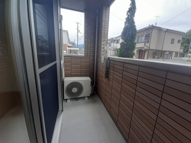 コウジィー・コートⅡのバルコニー