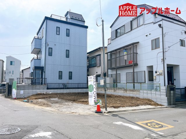 [新築住宅] さいたま市中央区鈴谷6丁目 全1棟の前面道路含む現地写真