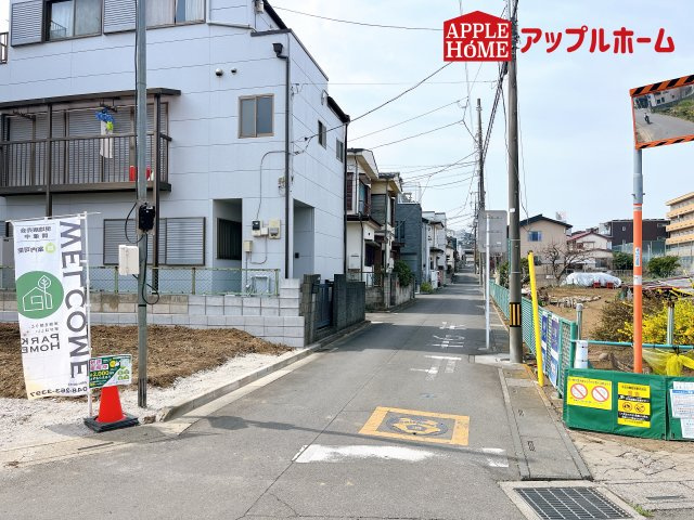 [新築住宅] さいたま市中央区鈴谷6丁目 全1棟の前面道路含む現地写真
