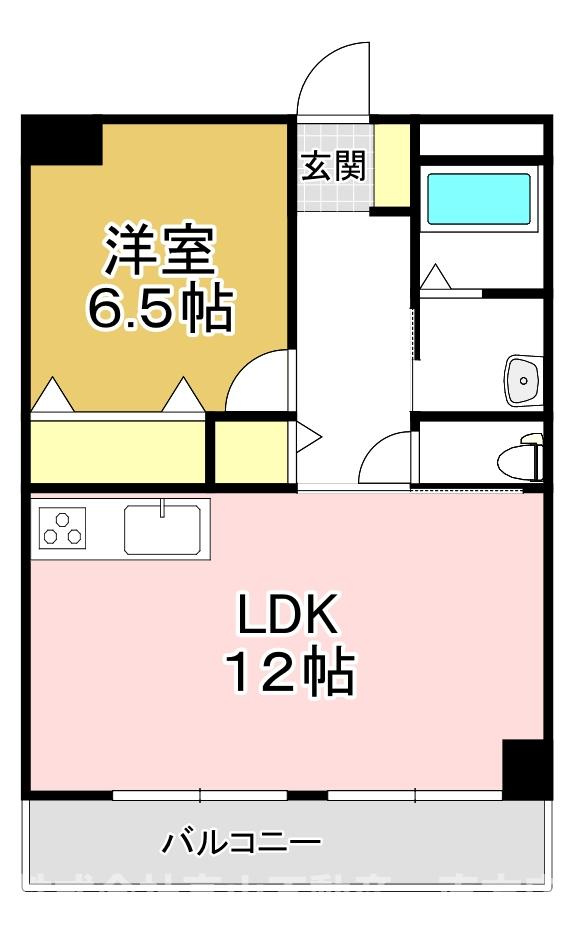 オアシス宮の前の間取り