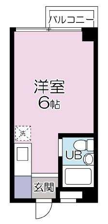 滝野川ハイツの間取り|間取りです。