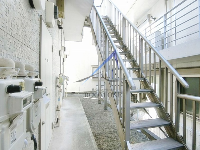 キューブハウスA棟のその他共用部分|共用階段です。