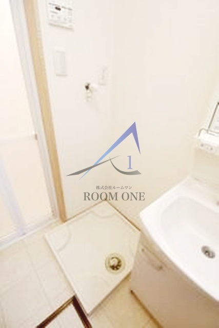 キューブハウスA棟のその他|洗濯機置き場です。