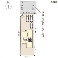 リーブルガーデン大和高田市曽大根5期の区画図
