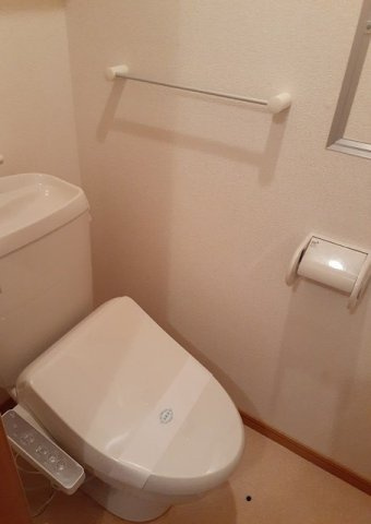 グレース・レジデンスＢのトイレ|落ち着いた色調のトイレです