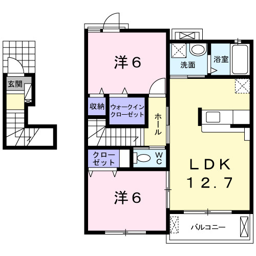 ソラーナＳ　Ｃの間取り