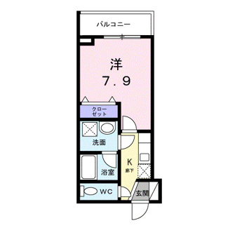 【間取り】 | ライズ脇田町　Ａ館 | 間取図
