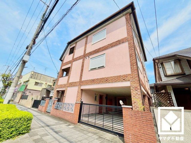 西宮市甲子園六石町の外観|阪神本線「甲子園」駅まで徒歩9分、阪急今津線「今津」駅まで徒歩17分、JR東海道本線「甲子園口」駅まで徒歩24分の立地。