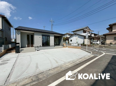 【外観】 | 高崎市箕郷町生原　平屋　新築住宅 | 見学ご予約はお気軽にお問い合わせ下さい！
KOALIVE （コアライブ）【0120-919-727】