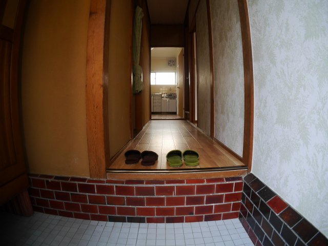 加古川町河原貸家の玄関