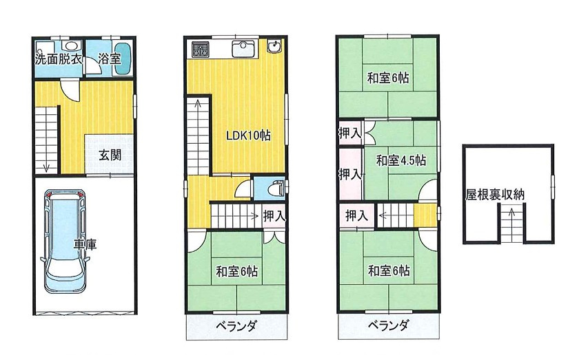 藤田町４丁目　中古一戸建ての間取り|間取り図はいかがですか？ご希望を叶える間取りですか？リビングの広さは？水回りの位置は？カウンターキッチン？など色々な情報が集約されています。弊社ではリフォームなどのご相談も承っております。