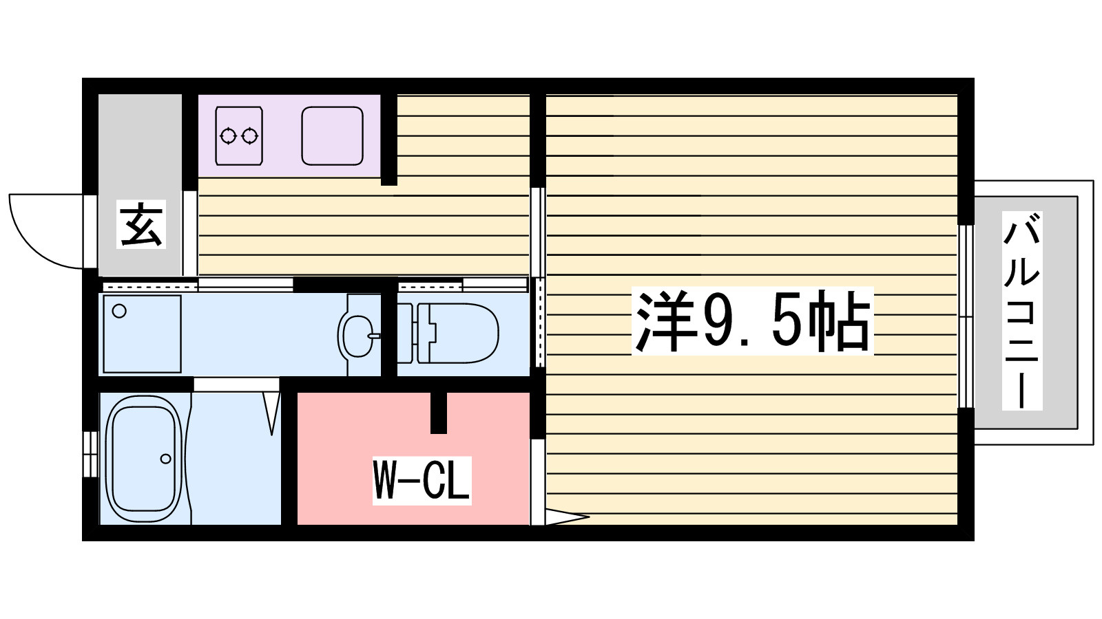 フォレストヴィラⅡの間取り