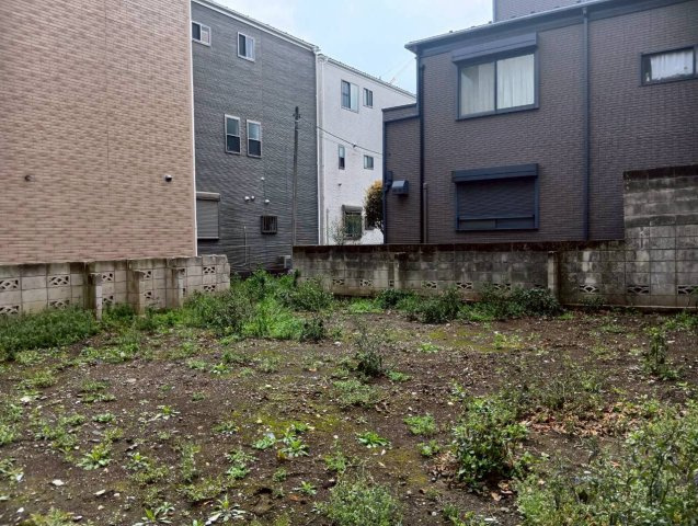 品川区荏原　建築条件なし売地の外観