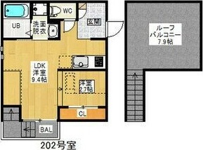 Grandtic伝馬町の間取り