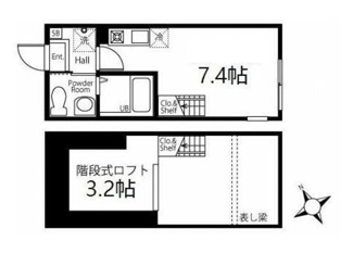 【間取り】 | ハーミットクラブハウス南太田Ⅲ
