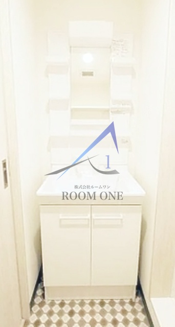 モダンラフォンテ徳丸の洗面所|独立洗面台です。