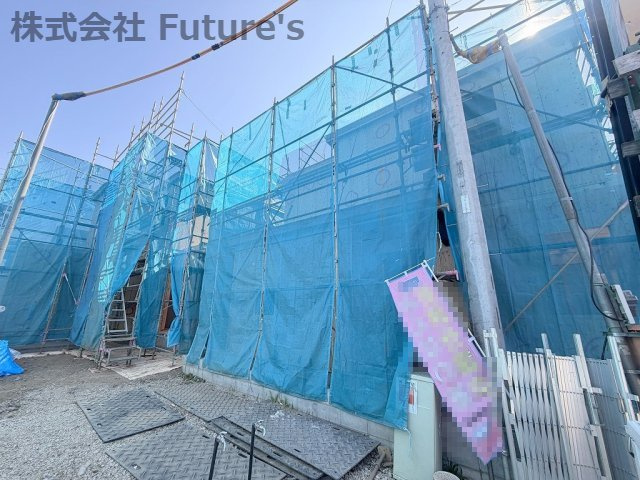 三郷市早稲田8丁目　新築戸建　全7棟　5号棟の外観|現地の写真になります。