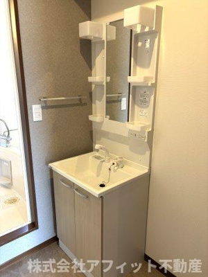 【洗面所】 | テシマヤードB棟 | 洗髪洗面化粧台