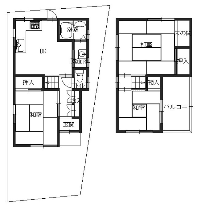 佐太中町4丁目　中古一戸建ての間取り|間取り図はいかがですか？ご希望を叶える間取りですか？リビングの広さは？水回りの位置は？カウンターキッチン？など色々な情報が集約されています。弊社ではリフォームなどのご相談も承っております。